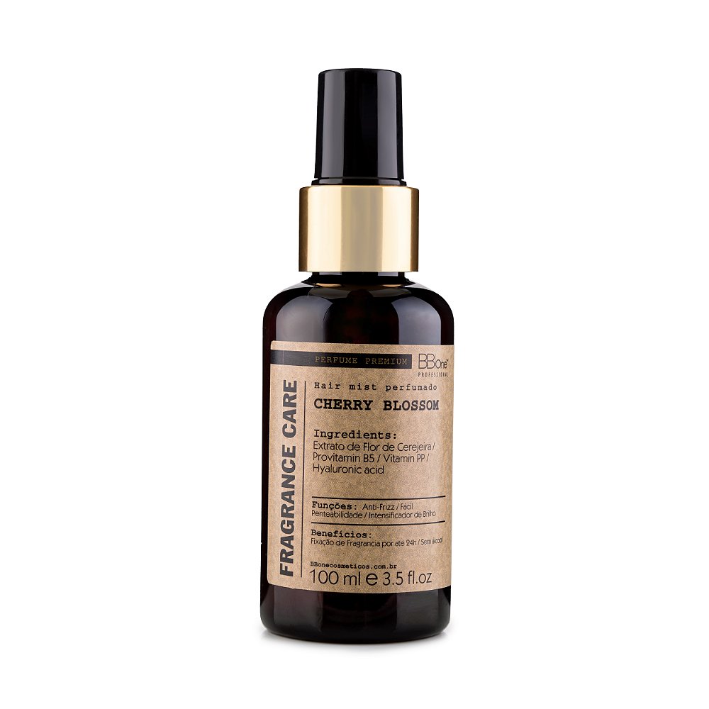 Hair Mist CHERRY BLOSSOM - 100ml - BB One Cosméticos - Loja de