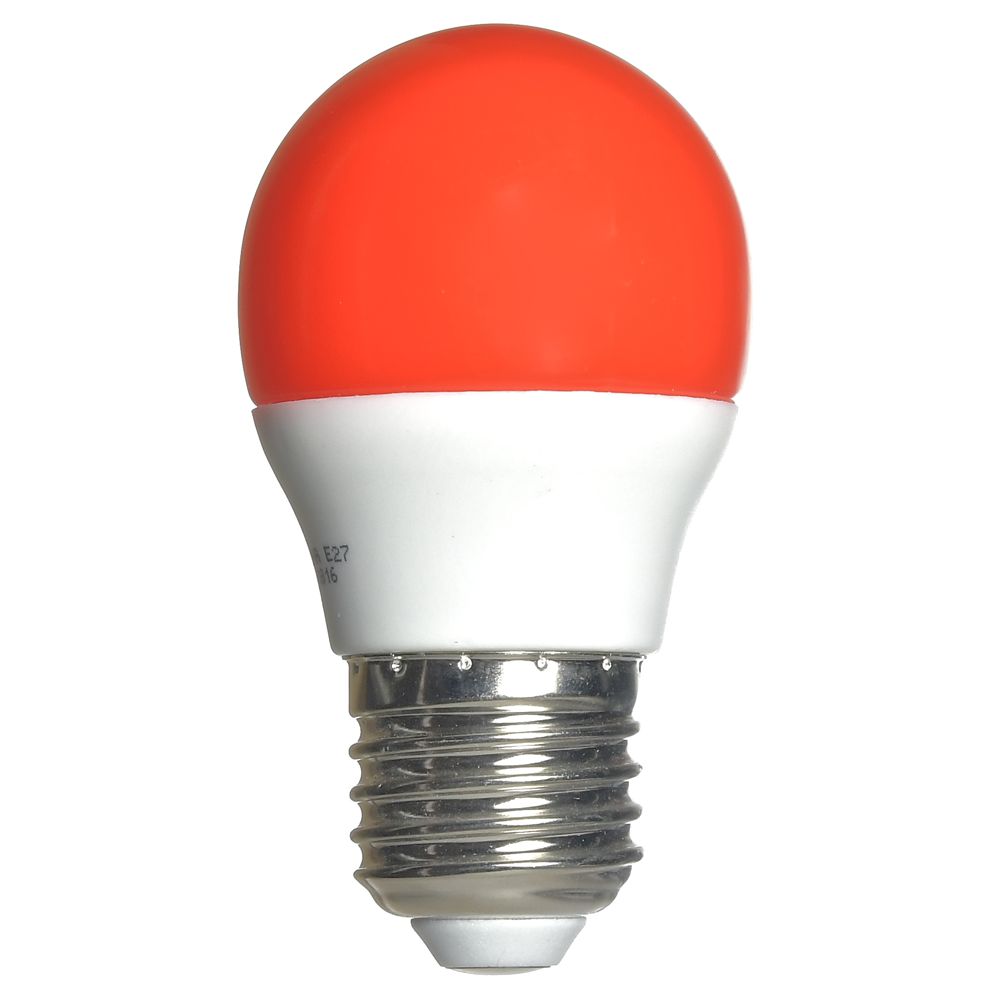 Lâmpada LED Bolinha 3w Vermelho Inmetro Menor preço