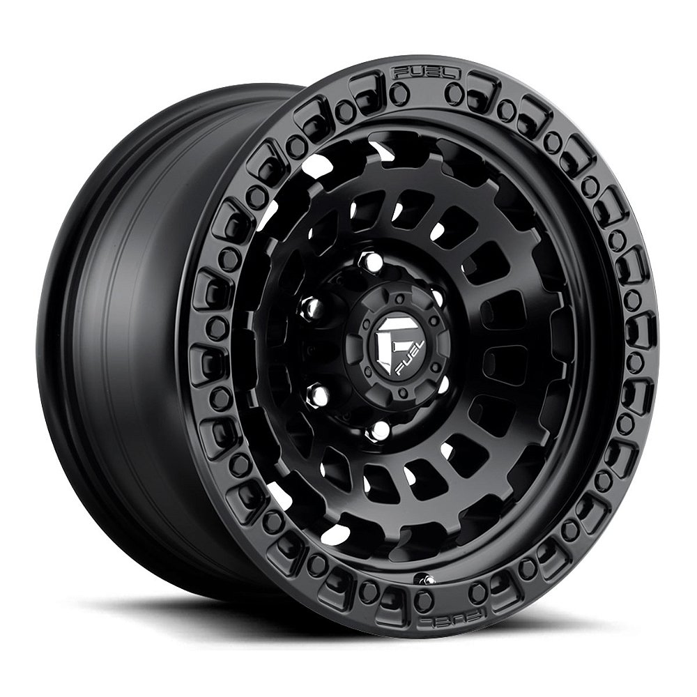 Jogo de Rodas Fuel Zephyr D633 18x9 6x139.7 +1MM Preto - 4x4 Store