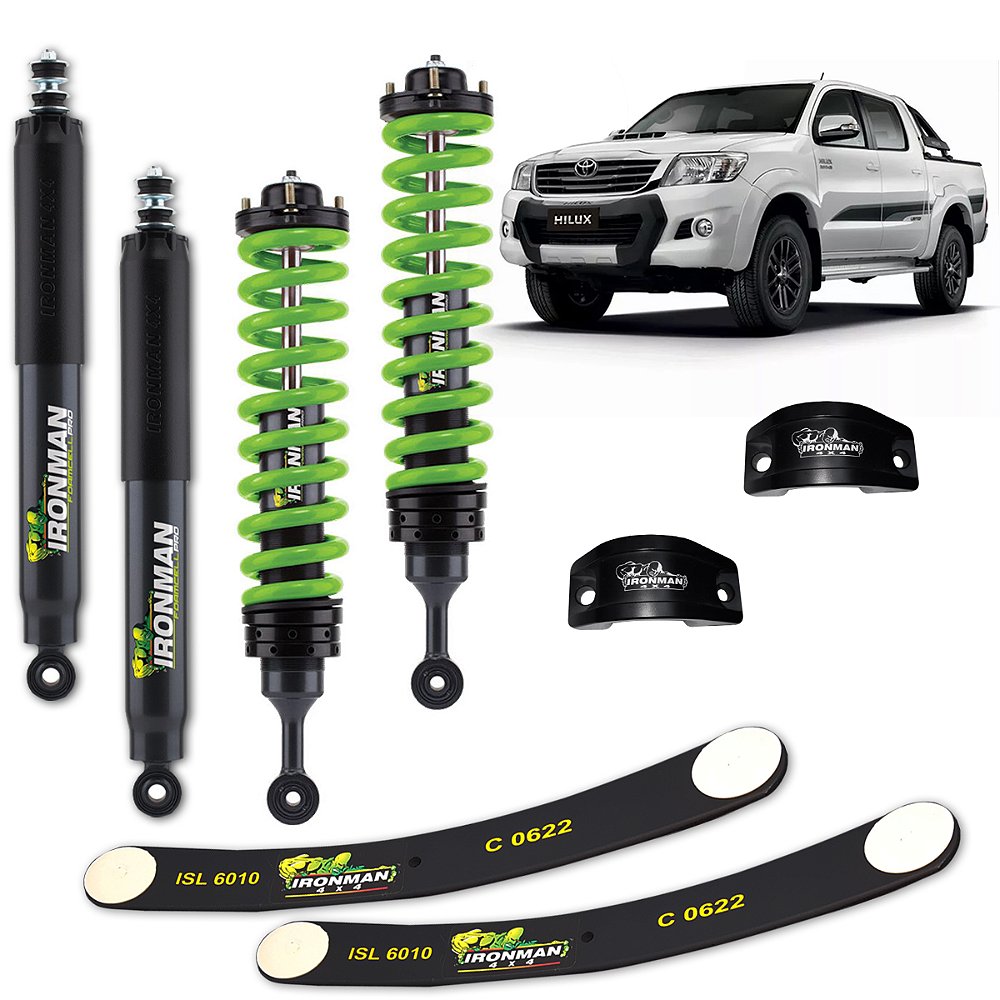 Kit Suspensão IronMan Foam Cell para Toyota Hilux 2005 a 2015