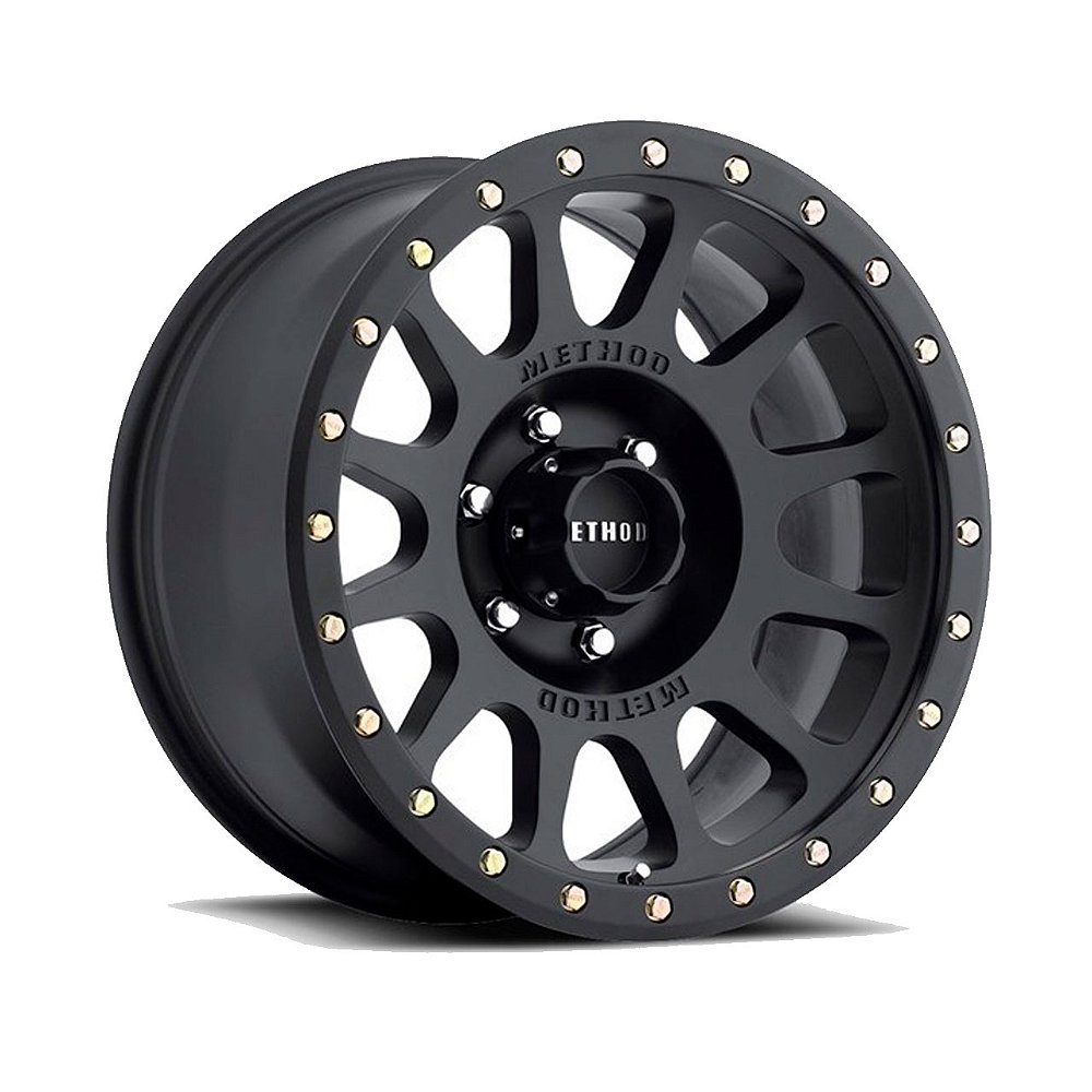 Jogo de Rodas Method MR305 NV 18x9 6x139.7 -12mm Preto Fosco - 4x4