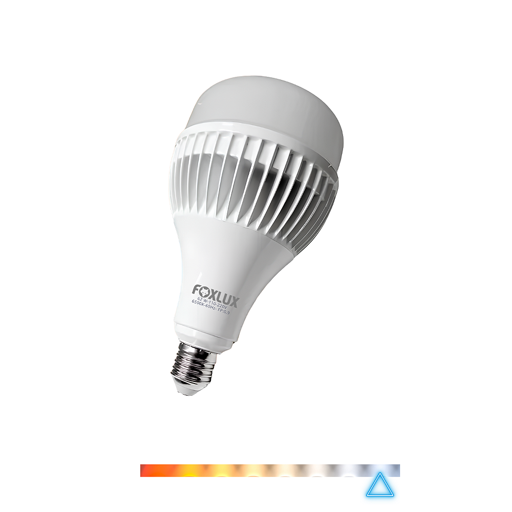 Lâmpada LED Alta Potência Bulbo 62W 6500K 5600lm Bivolt E-27 - Disfer