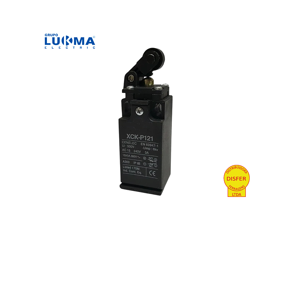 kymunsgk ルーフ Chave Fim de Curso Mecânico Alavanca c/ Roldana 1NA+1NF Plás - Disfer