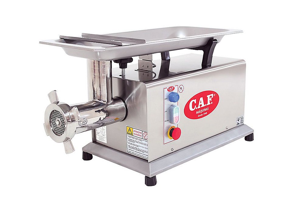 Picador de Carne CAF 22 Total Inox - Caf Máquinas - Equipamentos Industriais  para Restaurantes e Bares - Esm Equipamentos