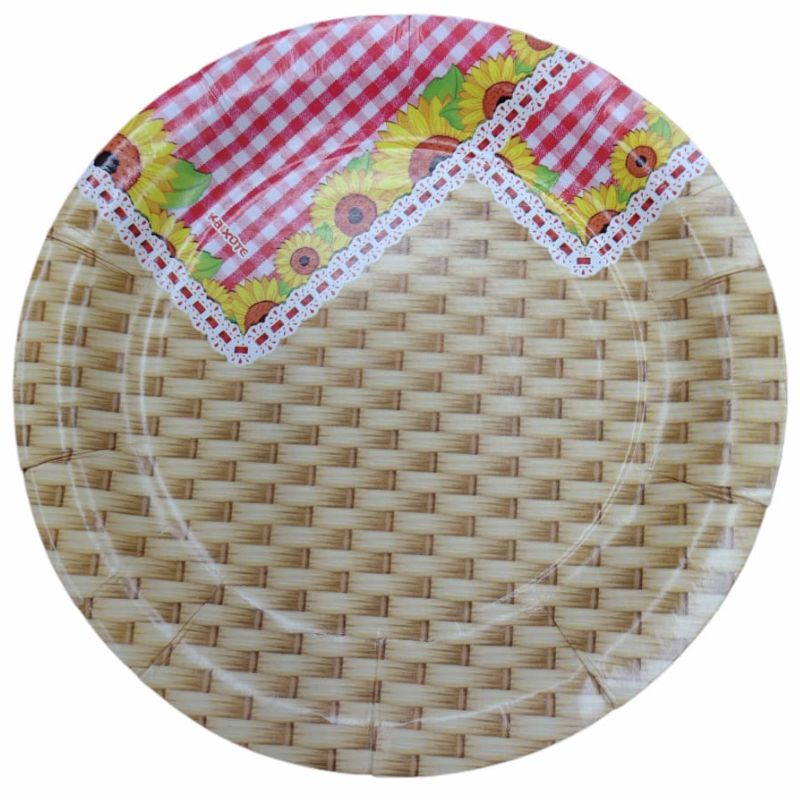 PRATO DE PAPEL FESTA JUNINA - ARRAIÁ - 08 UNIDADES - KAIXOTE - Loja do