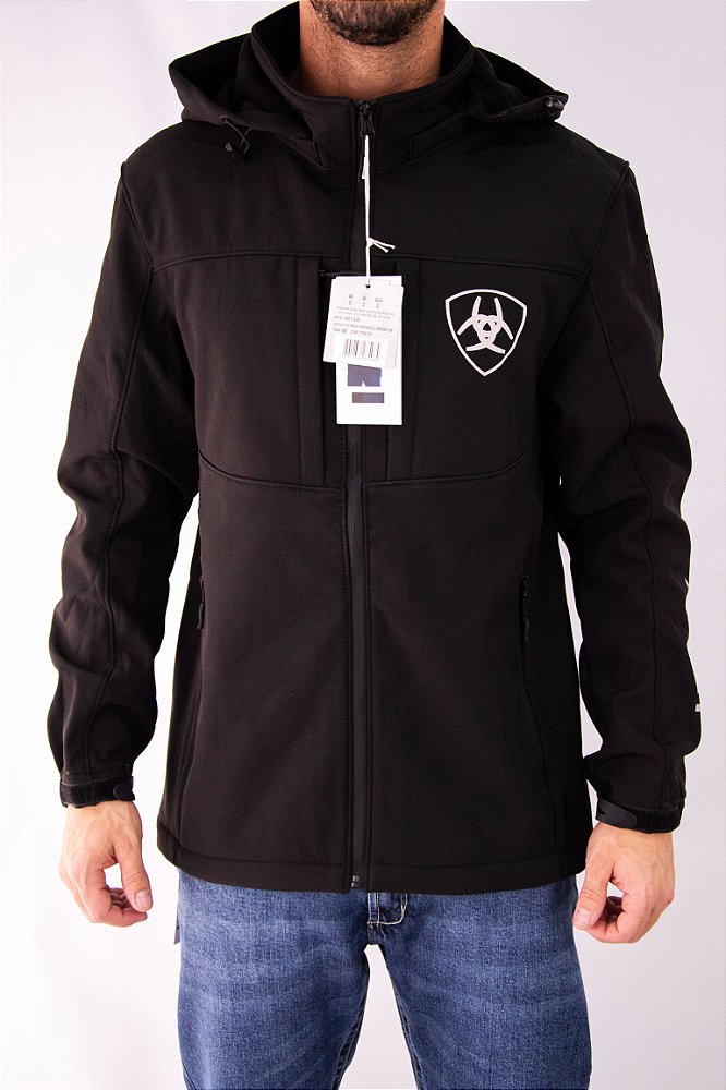 Jaqueta Masculina Ariat Neoprene Preta Comercial Fayad Agudos