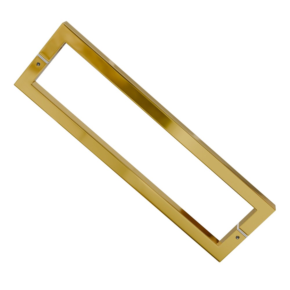 PUXADOR DUPLO INOX PARA PORTA IL4070 40CM (400MM) GOLD DOURADO