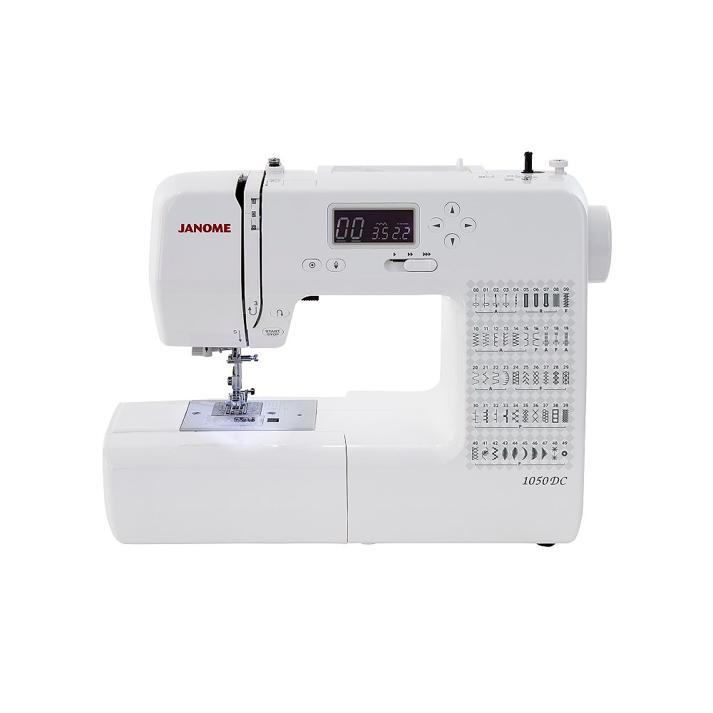 Máquina Costura Eletrônica 1050DC Janome 50 Pontos, Casa
