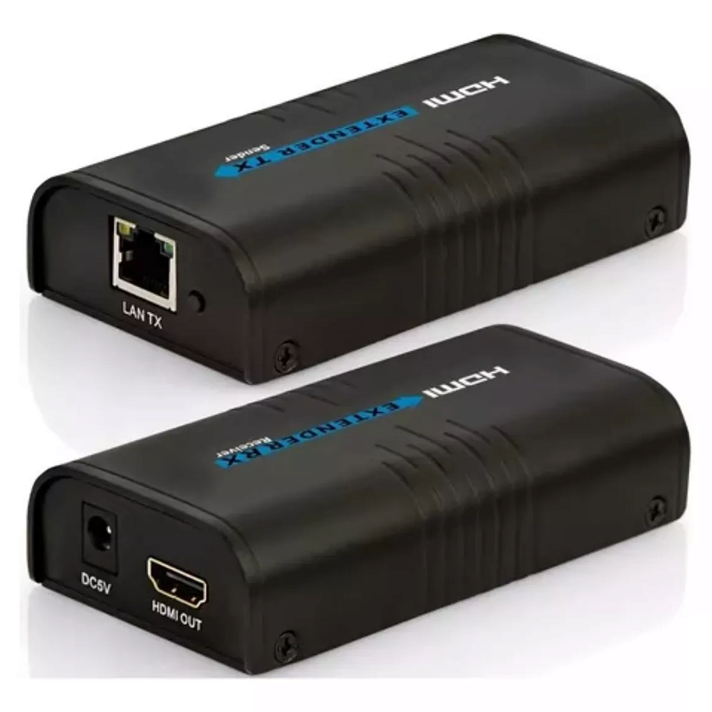 NAPA HDMI CAT5e Extender　　※2個セット　RXとTX Extender Hdmi v2.0 Tx e Rx com via Ip extensor CAT5/CAT6 Até 120m