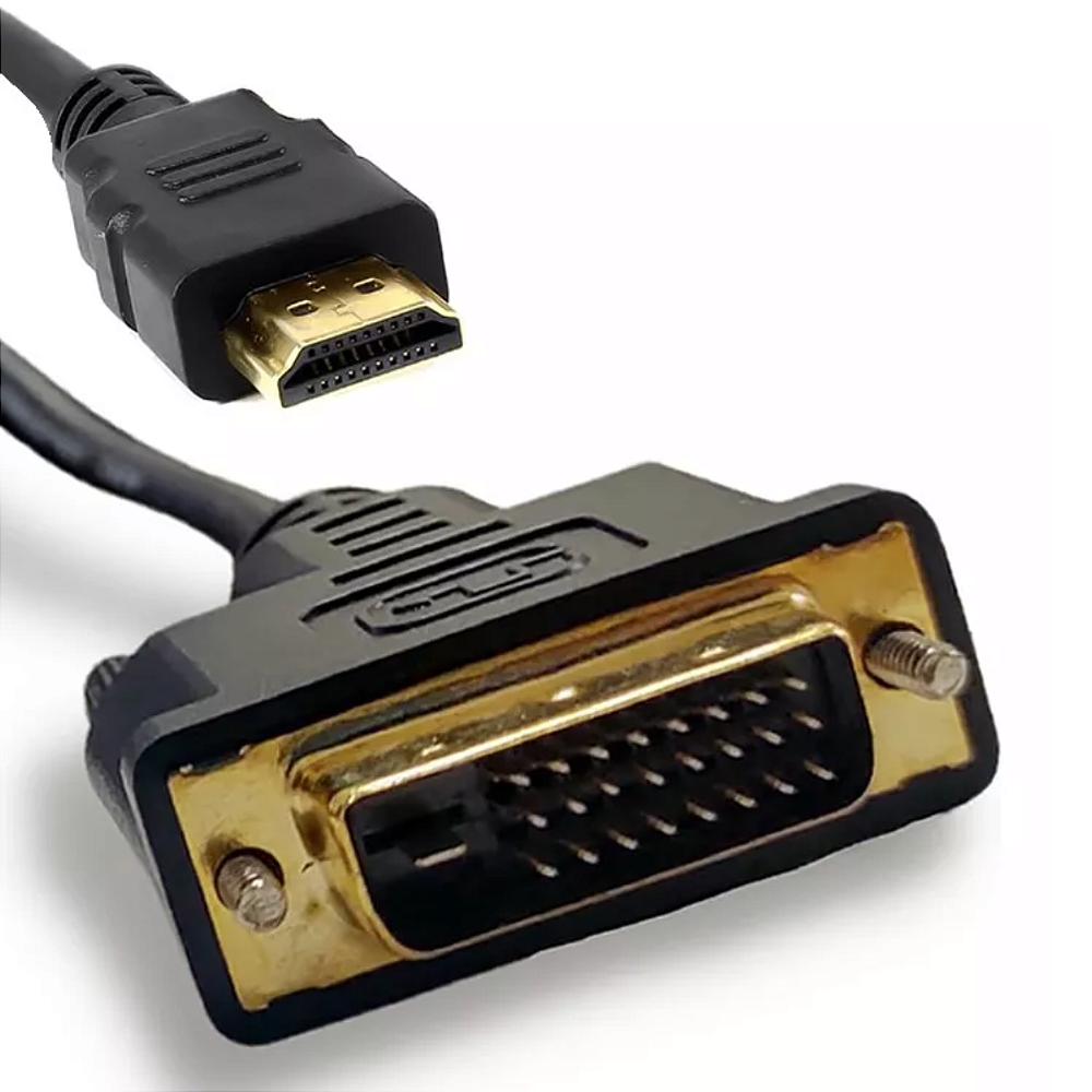 Cabo HDMI para DVI 24+1 Metros de Alta Qualidade Conexão Partner