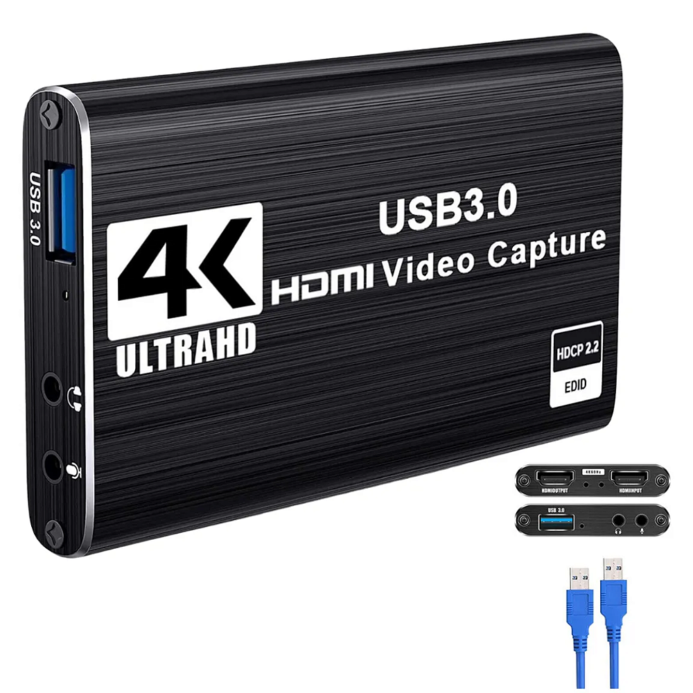 Placa Captura Hdmi Usb 3.0 4K Full HD - Conexão Partner