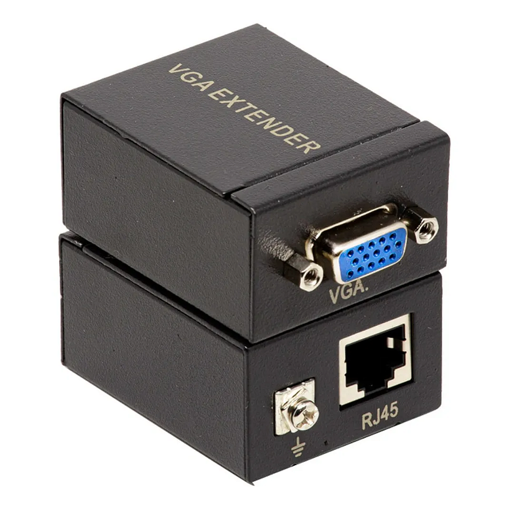 Extender Vga Até 60m Extensor Vga Via Cabo Cat5e Cat6 - Conexão