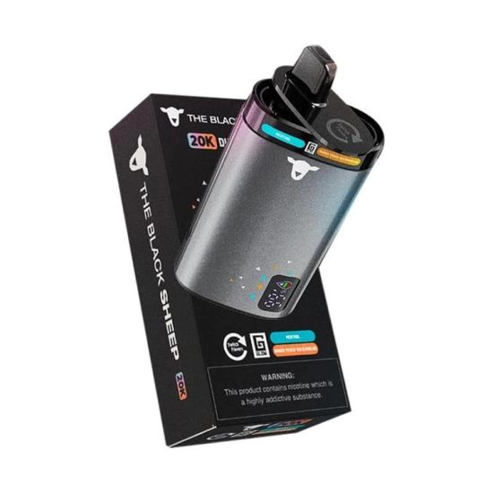Black Sheep 20.000 puffs Menthol + Watermelon Green Apple - O seu