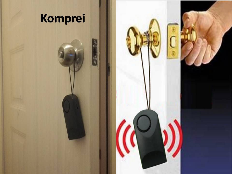 Alarme para maçaneta de porta - Komprei