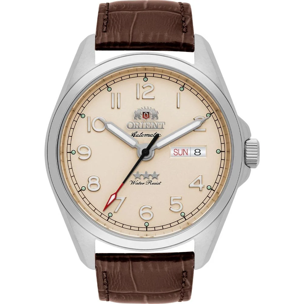 Orient 3 Stars YN6RC006-S2NX Automático Rose Gold Masculino Safira