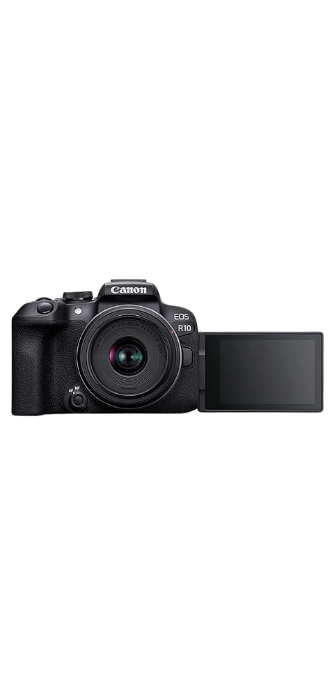 Canon Eos R10 24.2mp 3.0 Lente Rf-s 18-45m - Câmeras Profissionais