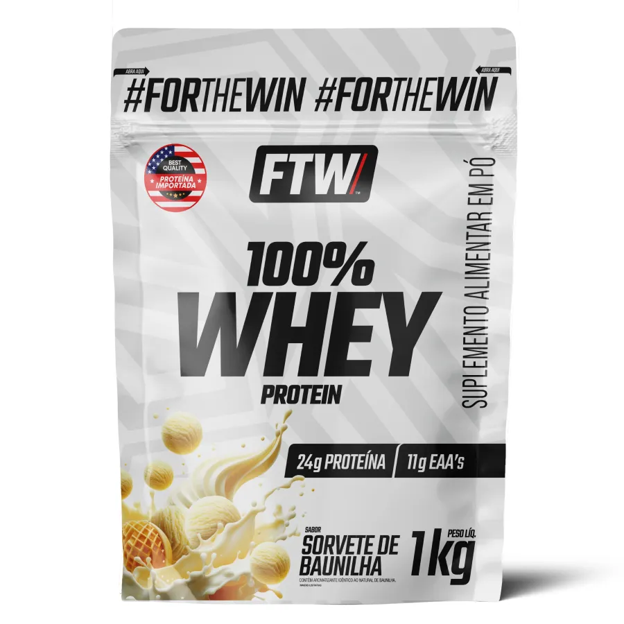 100% Whey Protein Refil 1Kg – FTW