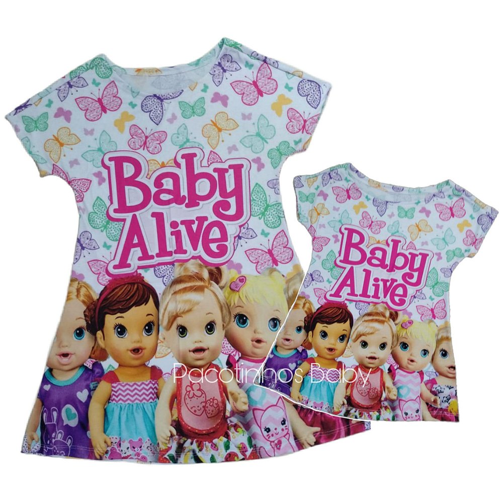 Vestido baby alive infantil Clearance