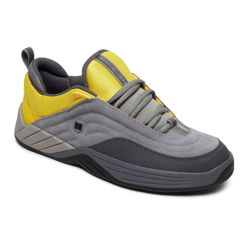Tênis DC Shoes Williams Slim Masculino Cinza/Amarelo Radical Place