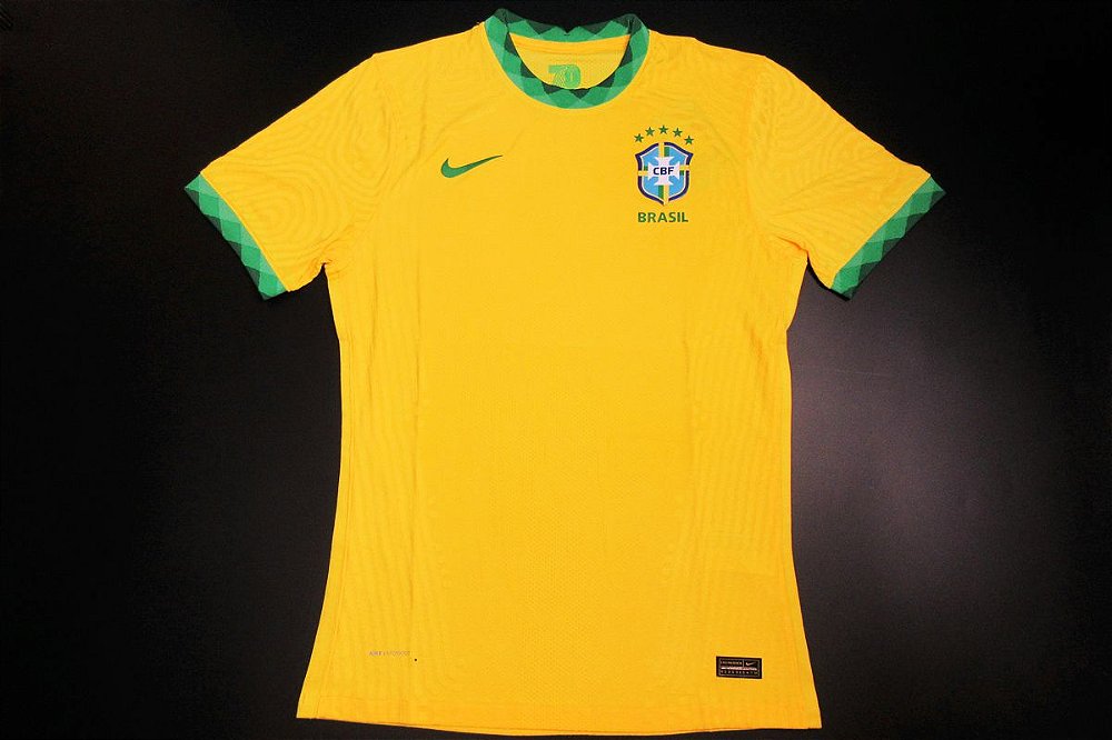 Camisa Brasil 2020-21 (Home-Uniforme 1) - Modelo Jogador - ACERVO DAS
