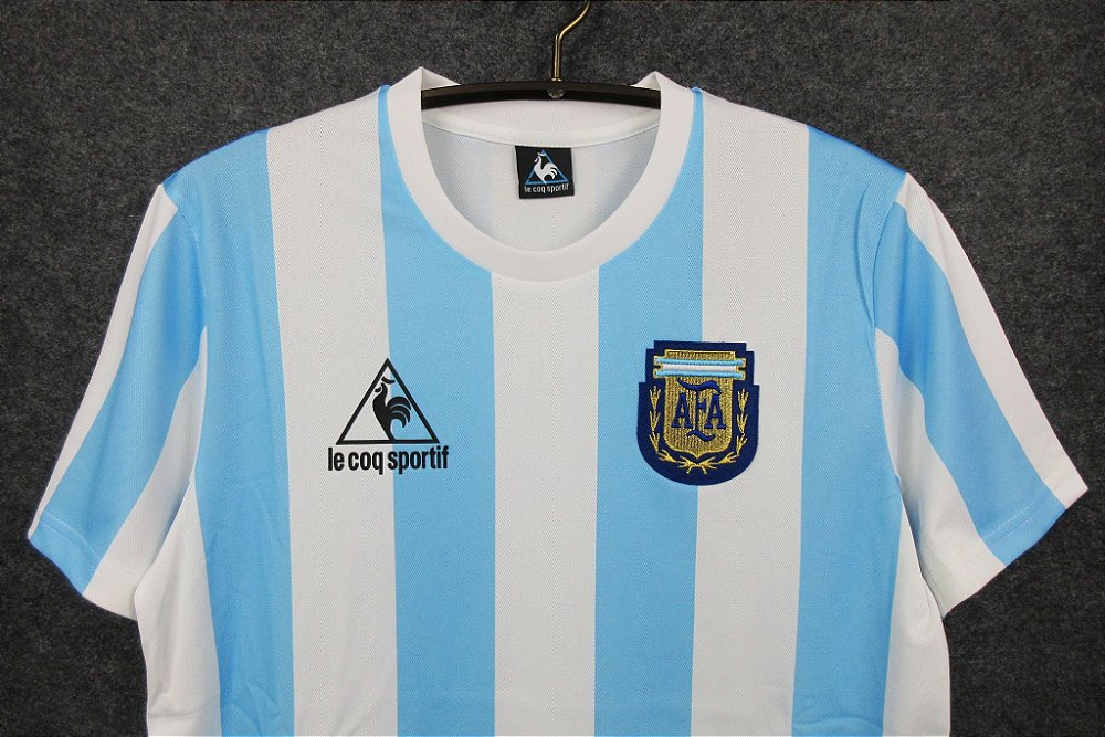 Camisa Argentina 1986 Copa do Mundo (Home-Uniforme 1) - ACERVO DAS CAMISAS