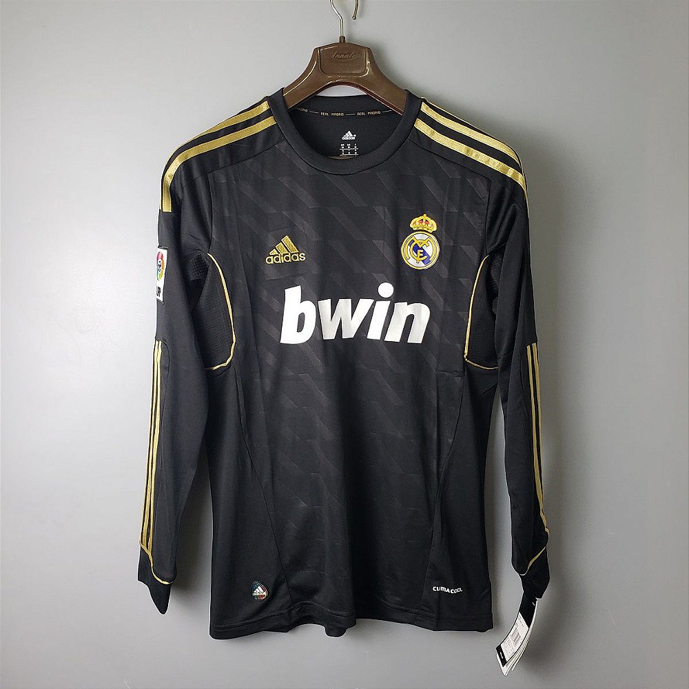 camisa manga longa real madrid 2017