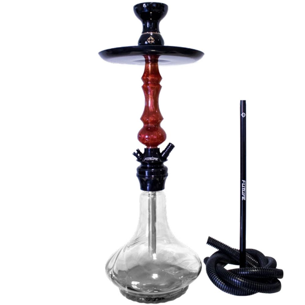 Narguile Amazon Hookah Future Cartier Black/Ruby Zagabria Hookah