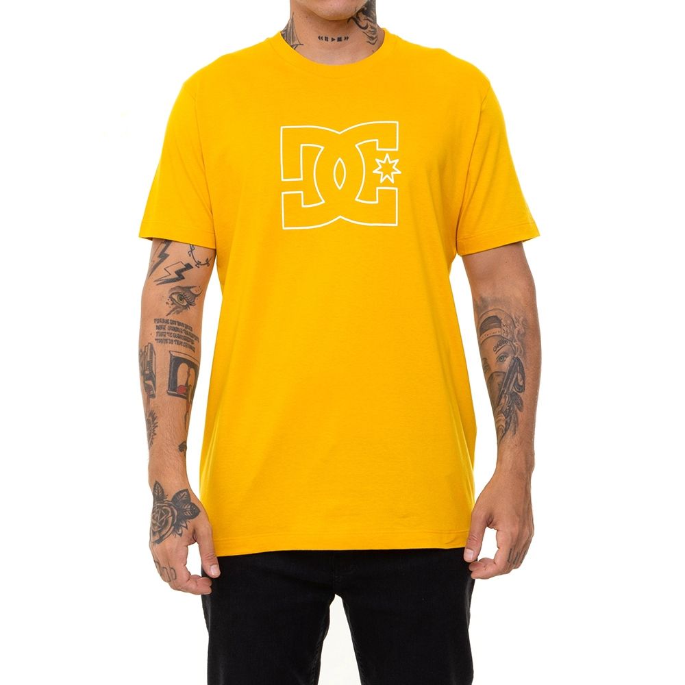 camiseta dc amarela