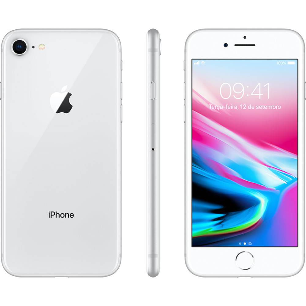 Apple iPhone 8 64gb Desbloqueado Novo Lacrado Renova Fone
