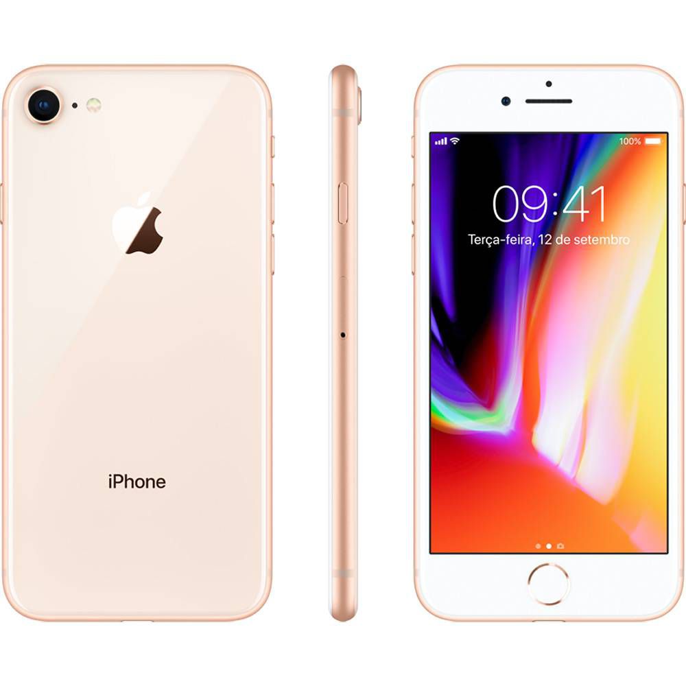 Apple iPhone 8 64gb Desbloqueado Novo Lacrado Renova Fone
