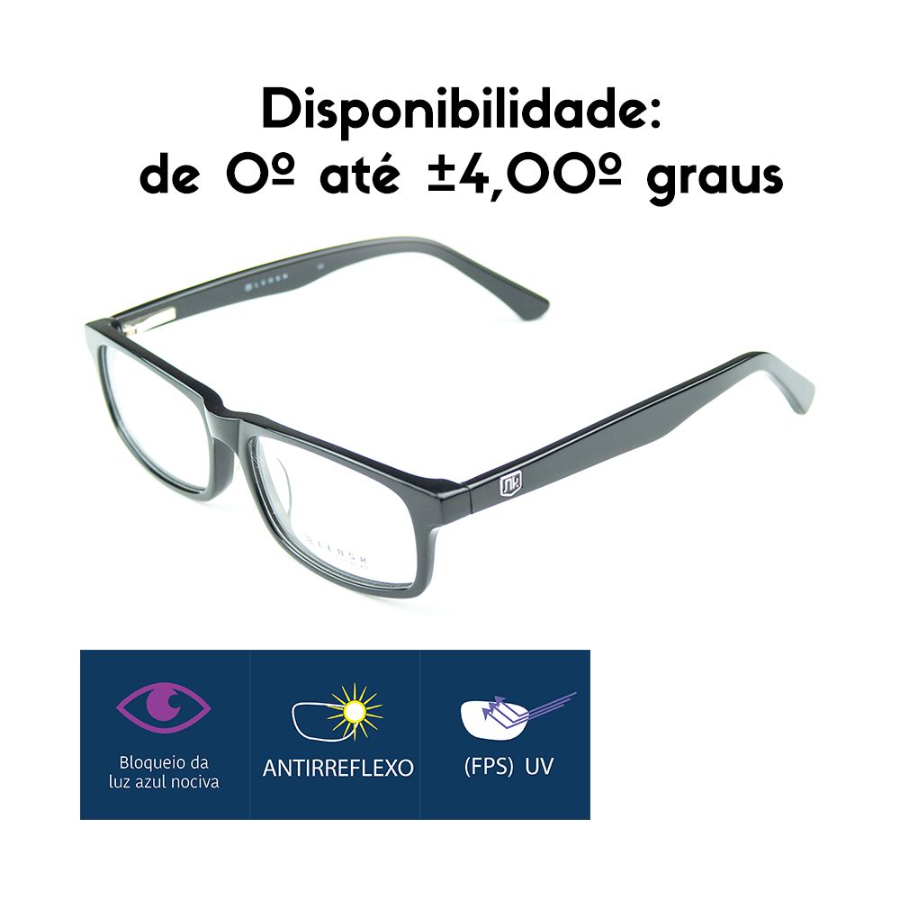 Óculos Gamer - Armação + Lente proteção Luz Azul Optview - Zabô Street  Eyewear - Óculos solares e armações