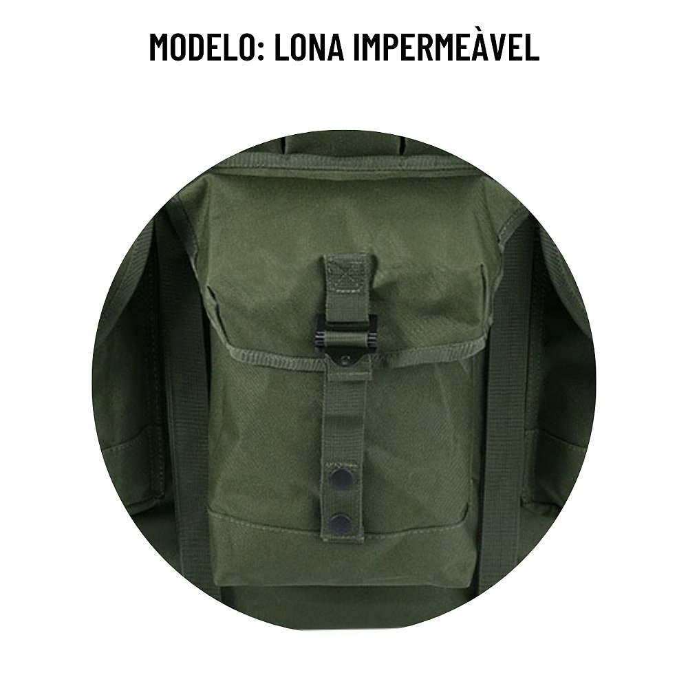 Mochila de Campanha GC Alice Americana de Grande Capacidade - LOJA