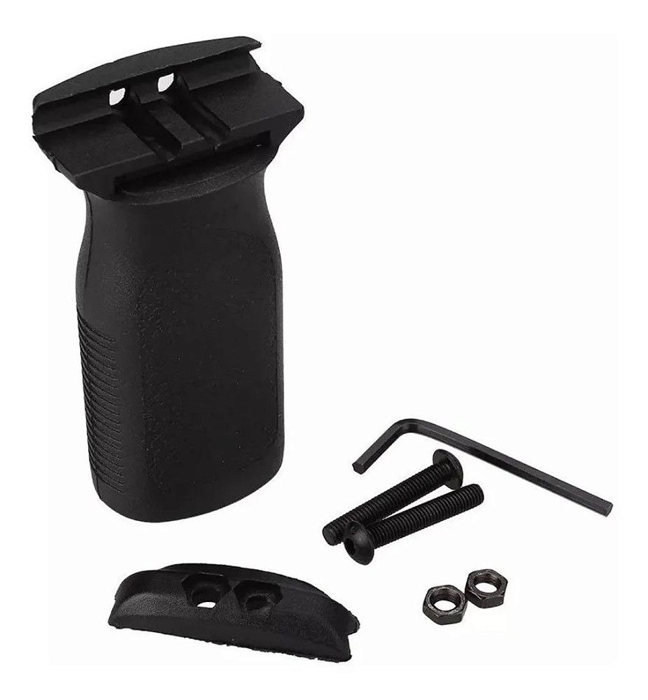 Front Grip Vertical Para Fuzil e Rifles- Trilhos 20 e 22mm - LOJA