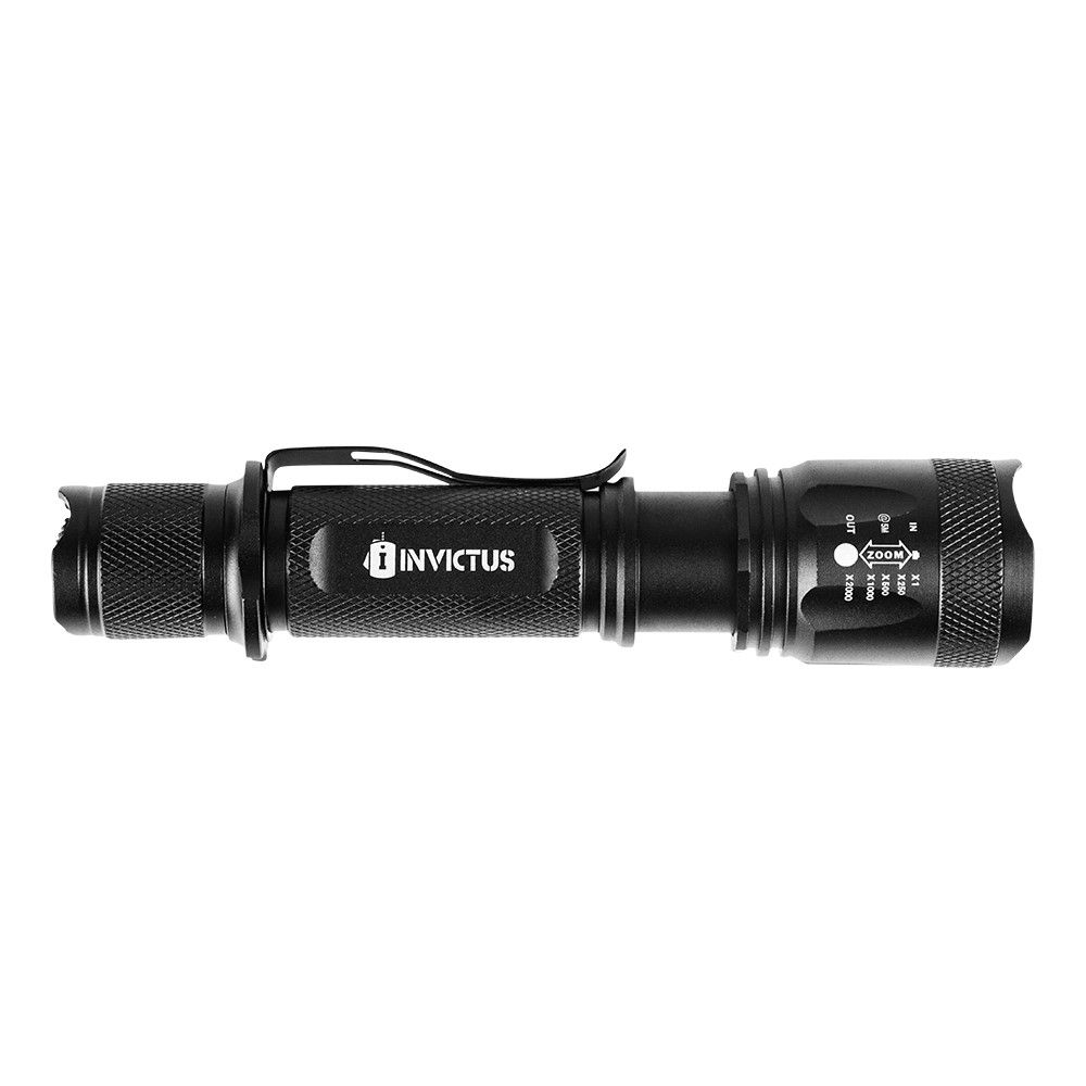 Lanterna Tática Invictus SIRIUS 800 Lumens IP44 - LOJA WWART