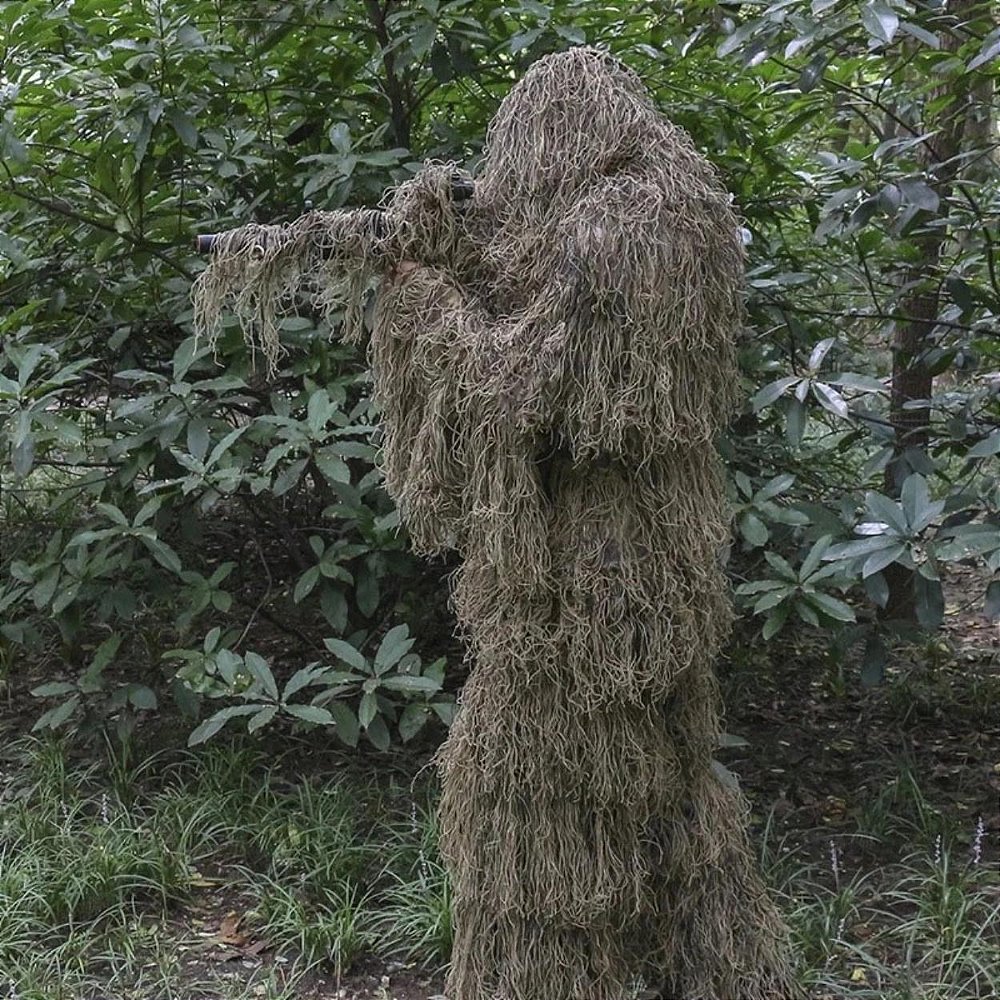 Traje de Camuflagem Ghillie Suit 3d - LOJA WWART - Tático Militar
