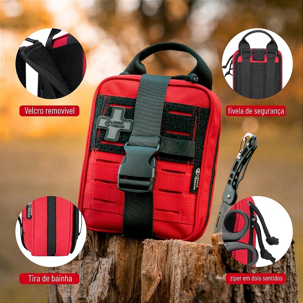 Kit APH Profissional Full Support IFAK 3 Rhino rescue - Perfuro