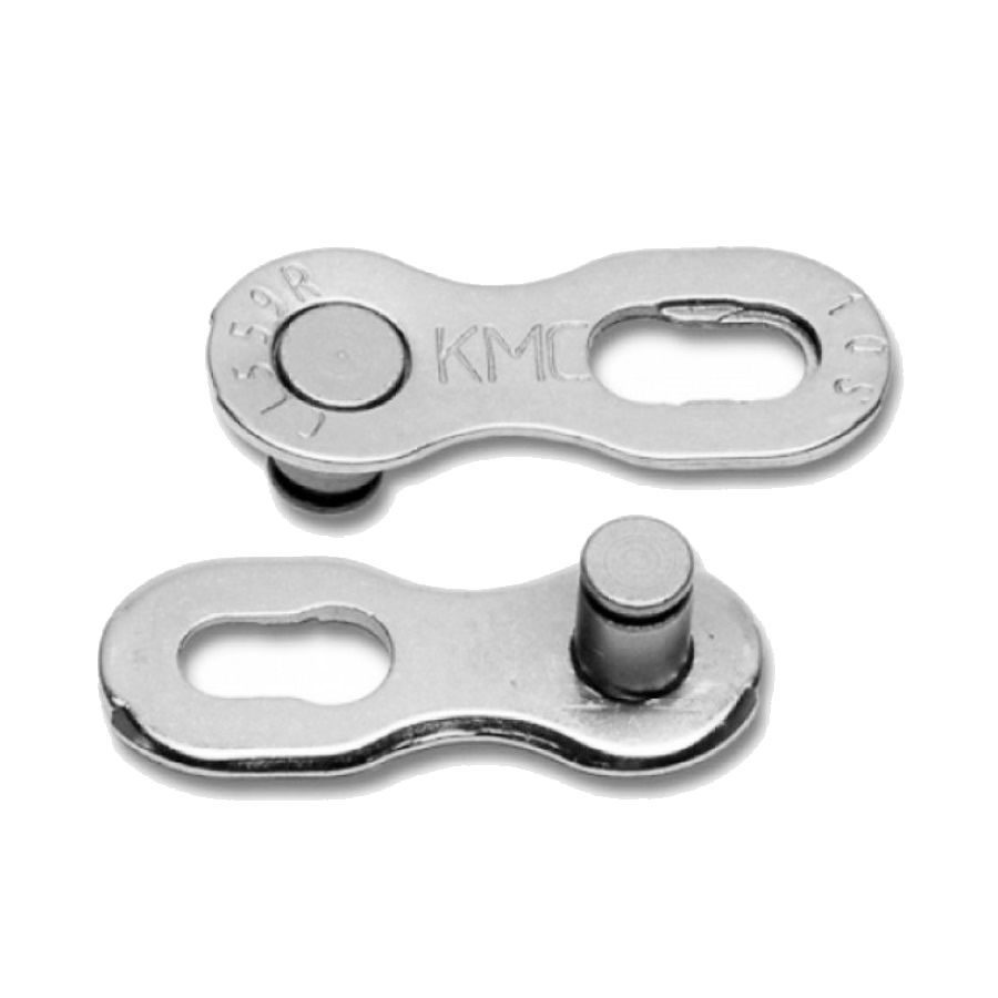 Kit 2x emenda corrente bicicleta power link 9v KMC CL566R - 4Bike