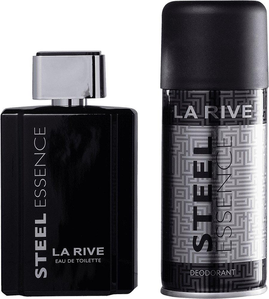 Kit Steel Essence La Rive Eau de Toilette + Desodorante Lams Perfumes