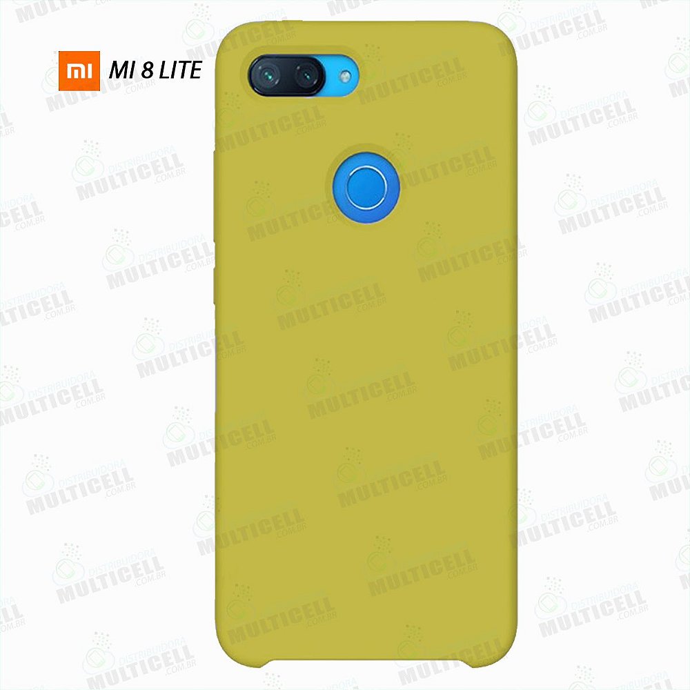 CAPA CASE SILICONE COVER XIAOMI REDMI MI8 LITE MI 8 LITE AMARELA -  Distribuidora Multicell a mais completa em peças,componentes e acessórios  para celular e tablet