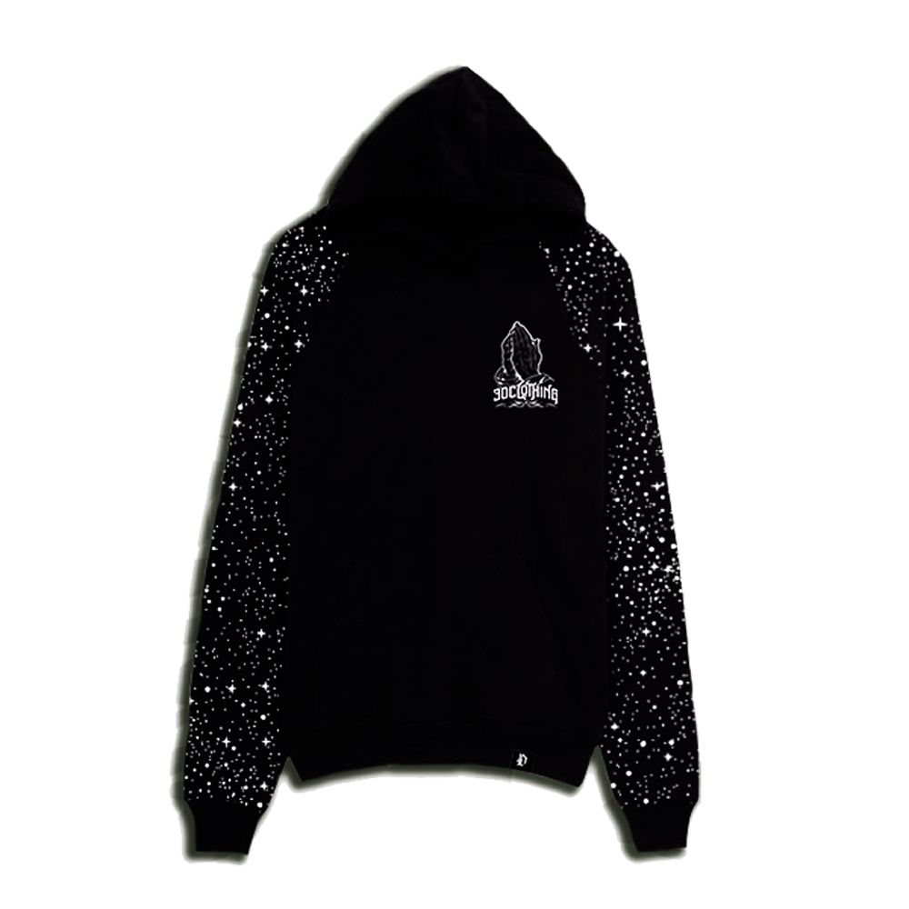 galaxy moletom com capuz dress