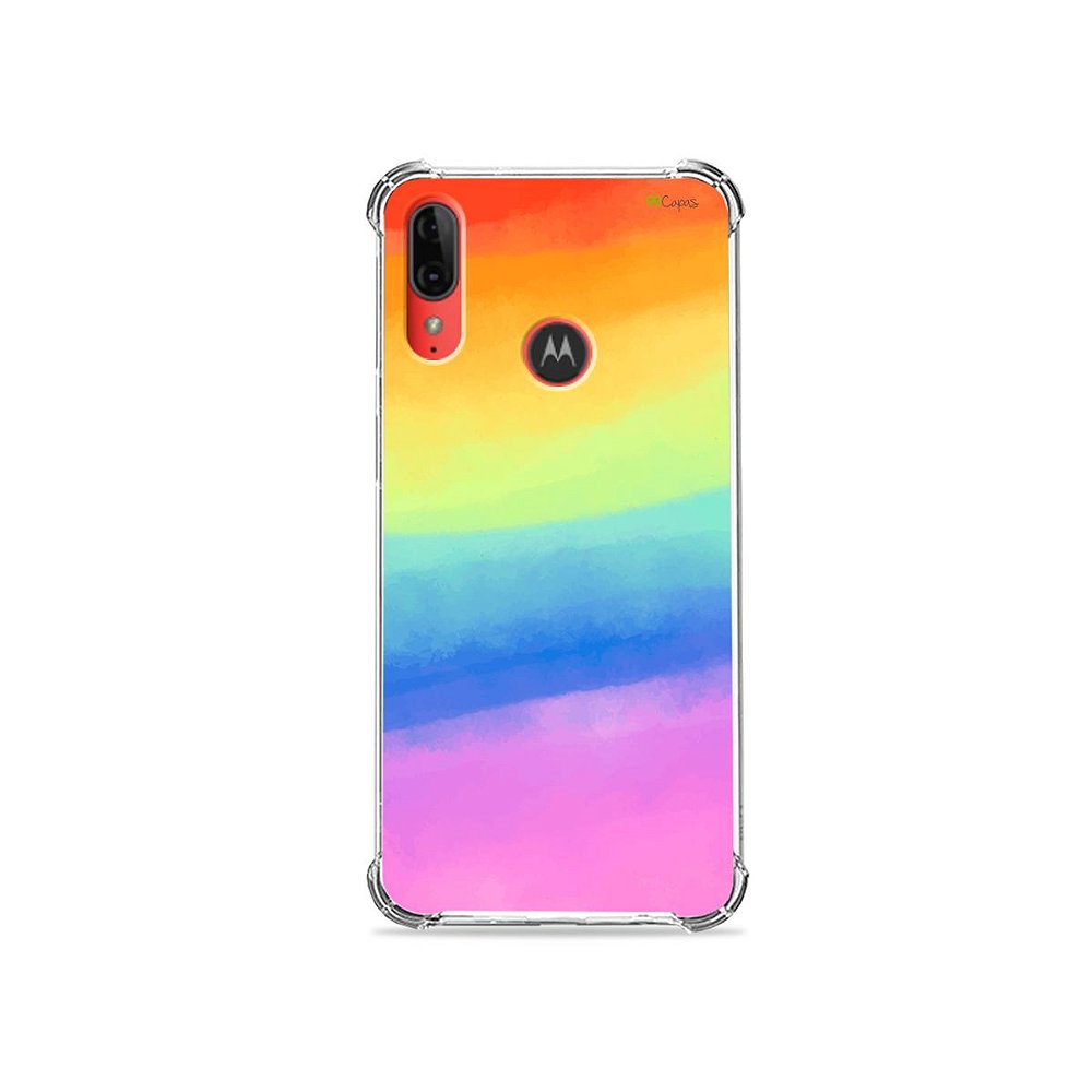 Capa para Moto E6 Plus - Rainbow - 99capas - Capinhas e cases personalizadas  para celular