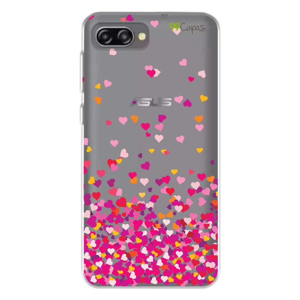 Capa para Zenfone 4 Max - Corações Rosa - 99capas - Capinhas e cases  personalizadas para celular