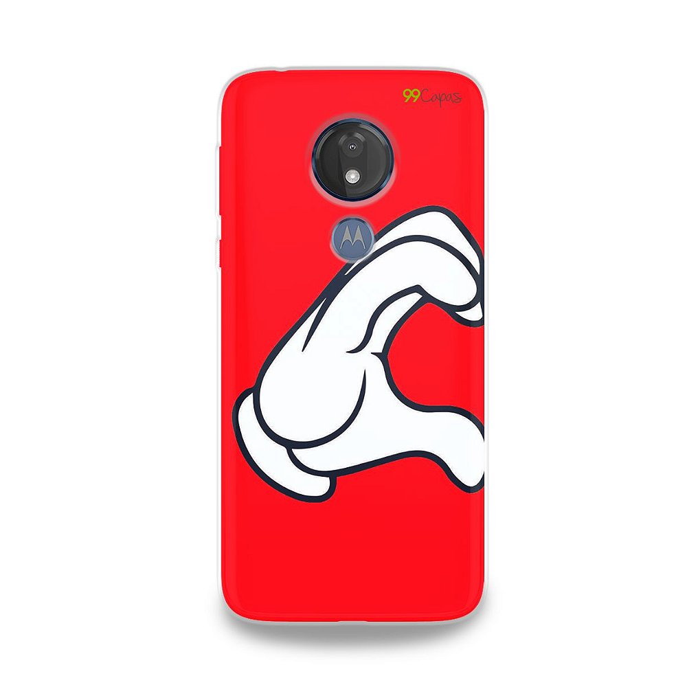 Capa para Moto G7 Power - Coração Mickey - 99capas - Capinhas e cases  personalizadas para celular