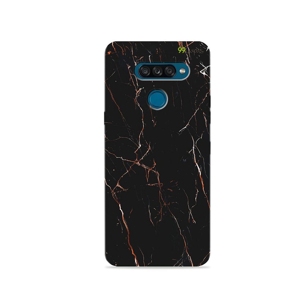Capa para LG K50s - Marble Black - 99capas - Capinhas e cases  personalizadas para celular