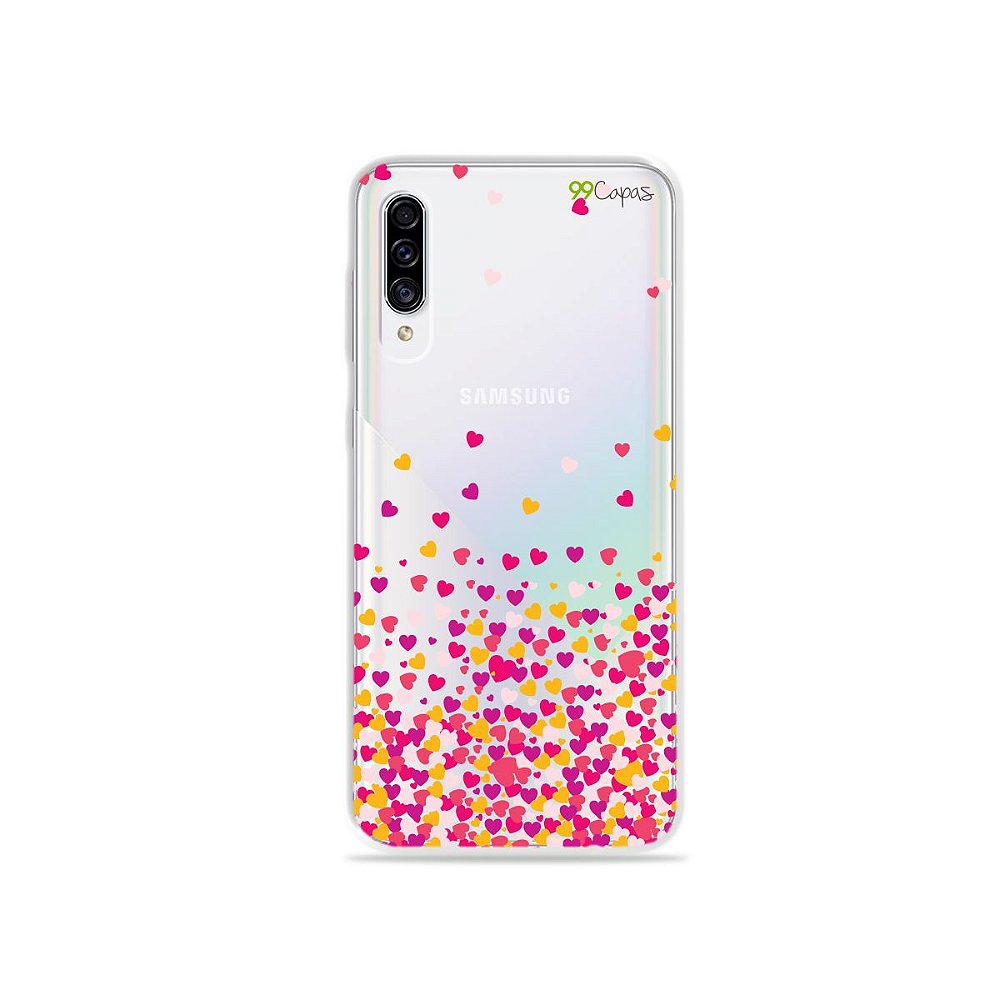 Capa para Galaxy A30s - Corações Rosa - 99capas - Capinhas e cases  personalizadas para celular