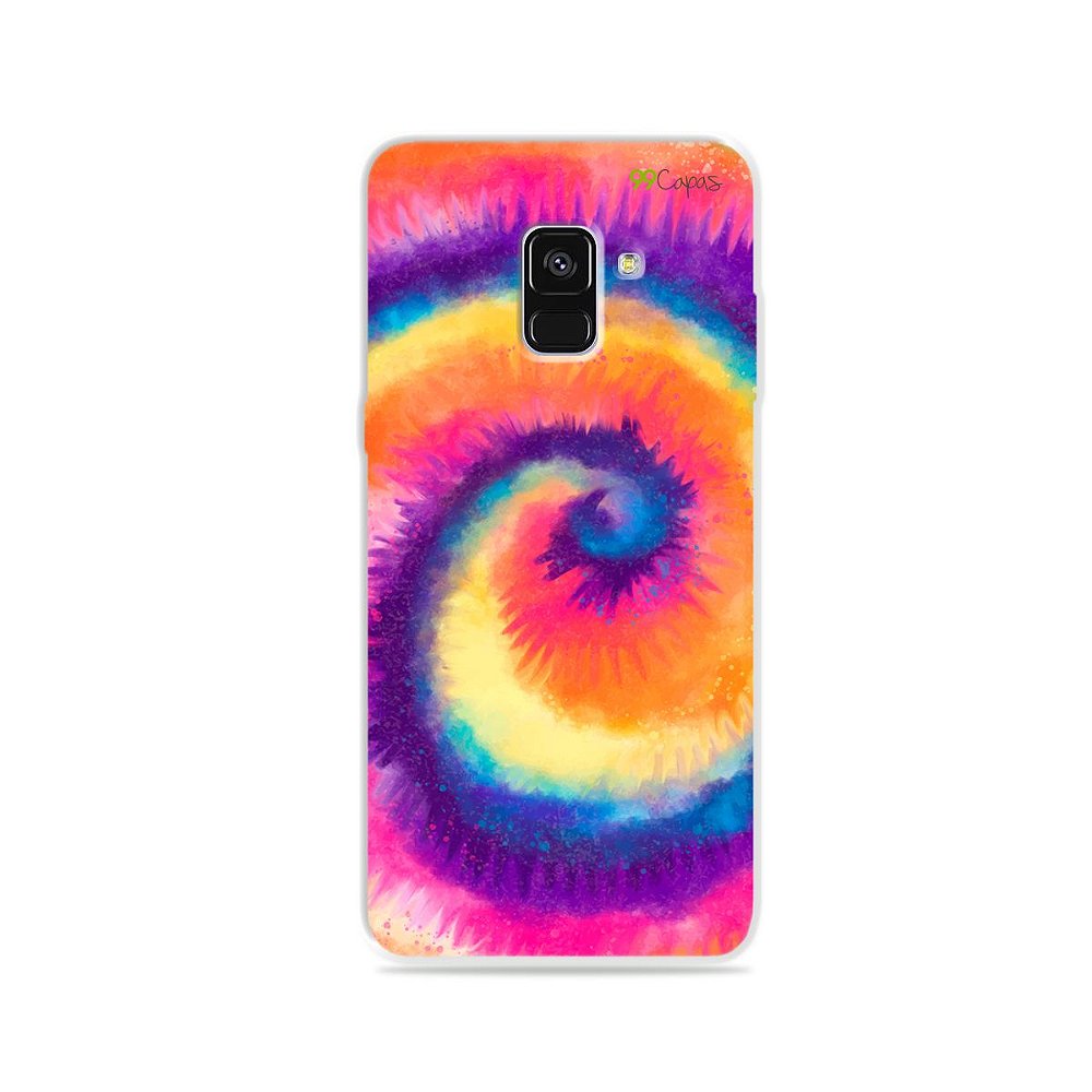 Capinha para Galaxy A8 Plus - Tie Dye Roxo - 99capas - Capinhas e cases  personalizadas para celular