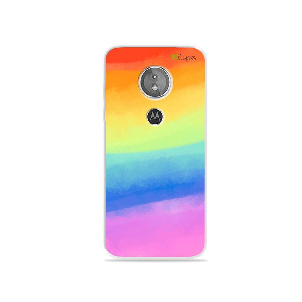 Capa para Moto E5 - Rainbow - 99capas - Capinhas e cases personalizadas  para celular