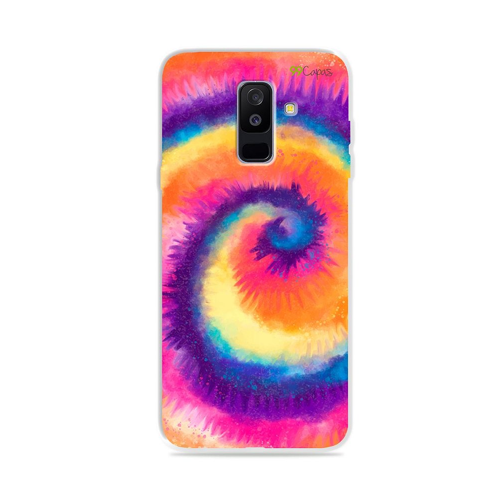 Capinha para Galaxy A6 Plus - Tie Dye Roxo - 99capas - Capinhas e cases  personalizadas para celular