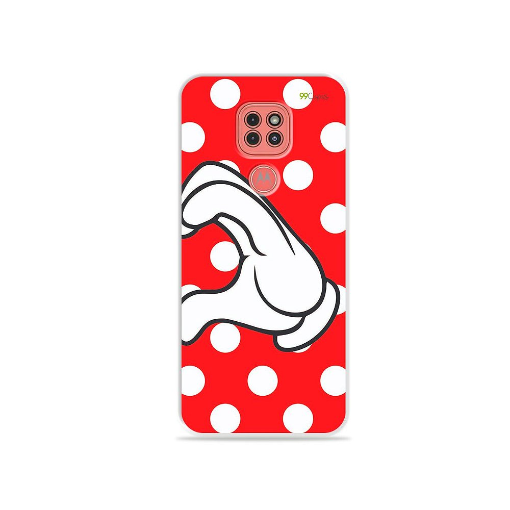Capinha Coração Minnie para Moto G9 Play - 99capas - Capinhas e cases  personalizadas para celular