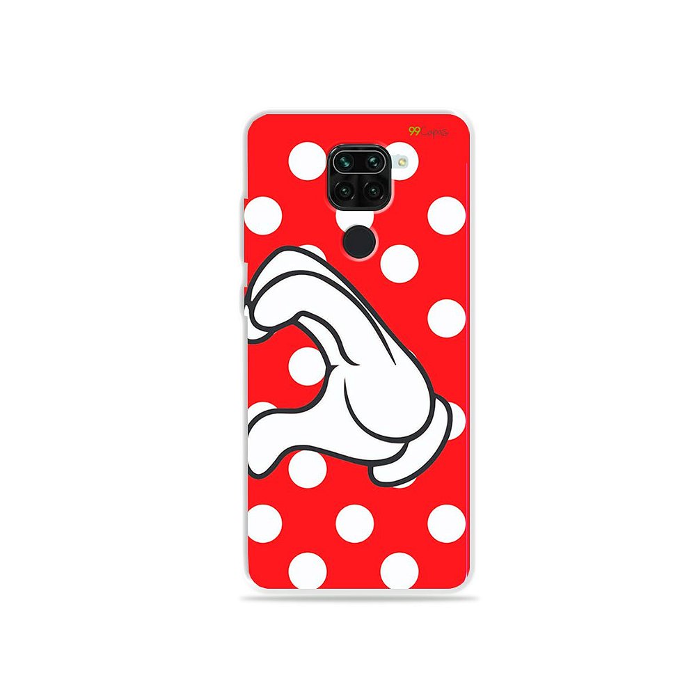 Capinha para Xiaomi Redmi Note 9 - Coração Minnie - 99capas - Capinhas e  cases personalizadas para celular